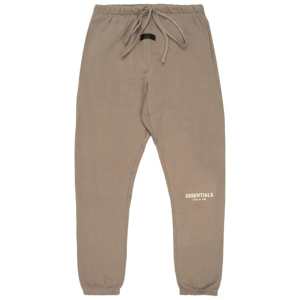 Fear of God Essentials Mens Desert Taupe Sz: LRG Harvest Logo Joggers Fleece NWT